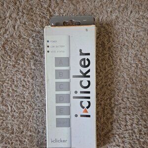 iClicker Student Remote Classic A–E – AS IS, untested